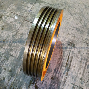 曳引轮400*4/5/6*10曳引轮电梯曳引轮曳引机轮适用蓝光