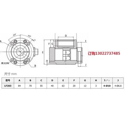 法兰式张力感测器GICAM意