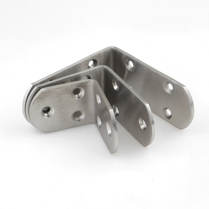 3mm加宽不锈钢角码 层板托连接件L型直角支架90度家具直角连接件