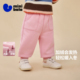 保暖儿童加绒加厚运动长裤 迷你巴拉巴拉男童女童裤 子春新款
