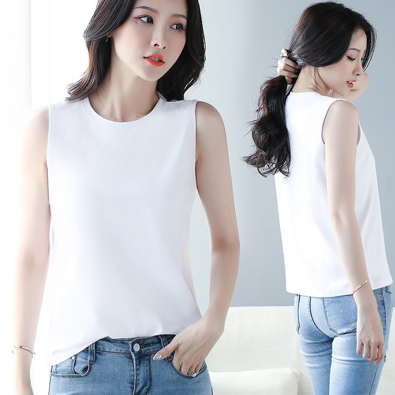 2件无袖背心女夏内搭吊带打底衫外穿t恤运动宽松纯棉坎袖大码上衣,女装/女士精品,背心吊带,淘宝优惠券,粉丝福利购,淘宝优惠卷