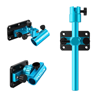 垂弦升级钓箱配件三件套大全铝合金拐角炮台配件支架拉饵盘鱼护架