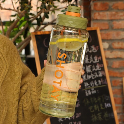 大容量水杯2000ml直饮高颜值刻度