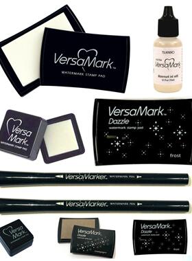 日本进口 VersaMark 浮水印台月猫 美腻了浮雕粉专用粘性胶水印台