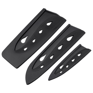 便携式厨房刀具保护套配件塑料刀套收纳黑色水果刀厨师刀菜刀刀鞘