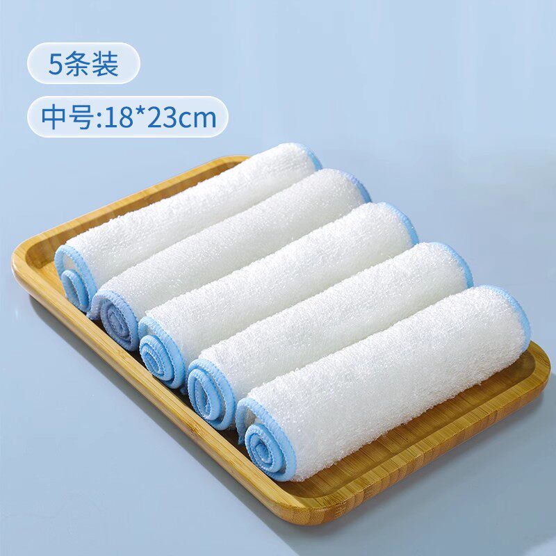 竹纤维洗碗布抹布厨房专用毛巾不沾油吸水保洁家用清洁布