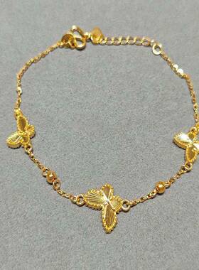 金色蝴蝶新中式小众精致女款手链grgr