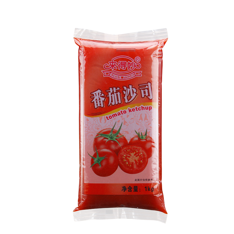来得妙番茄沙司1kg*12袋汉堡薯条