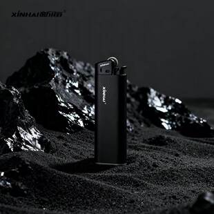 新海品牌防爆砂轮滚轮男士打火机黑白粉可定制广告DIY贴画一次性