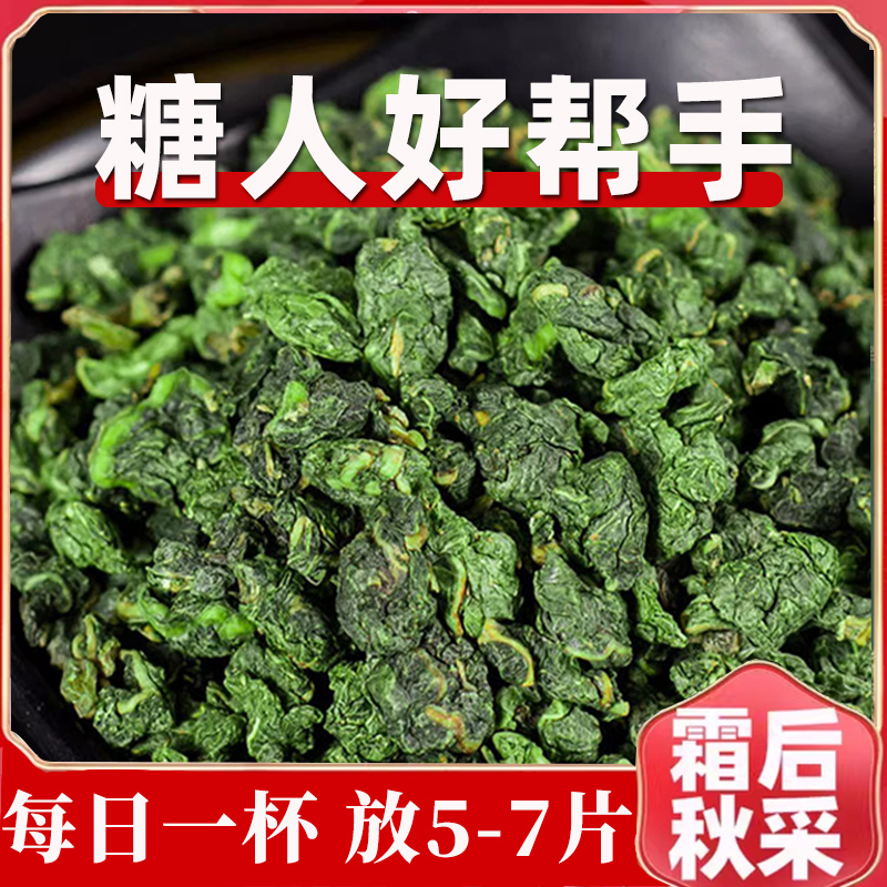 新鲜霜降秋后桑叶养生茶清爽回甘