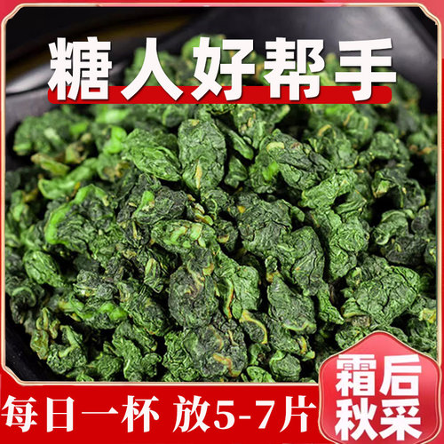 新鲜霜降秋后桑叶养生茶清爽回甘