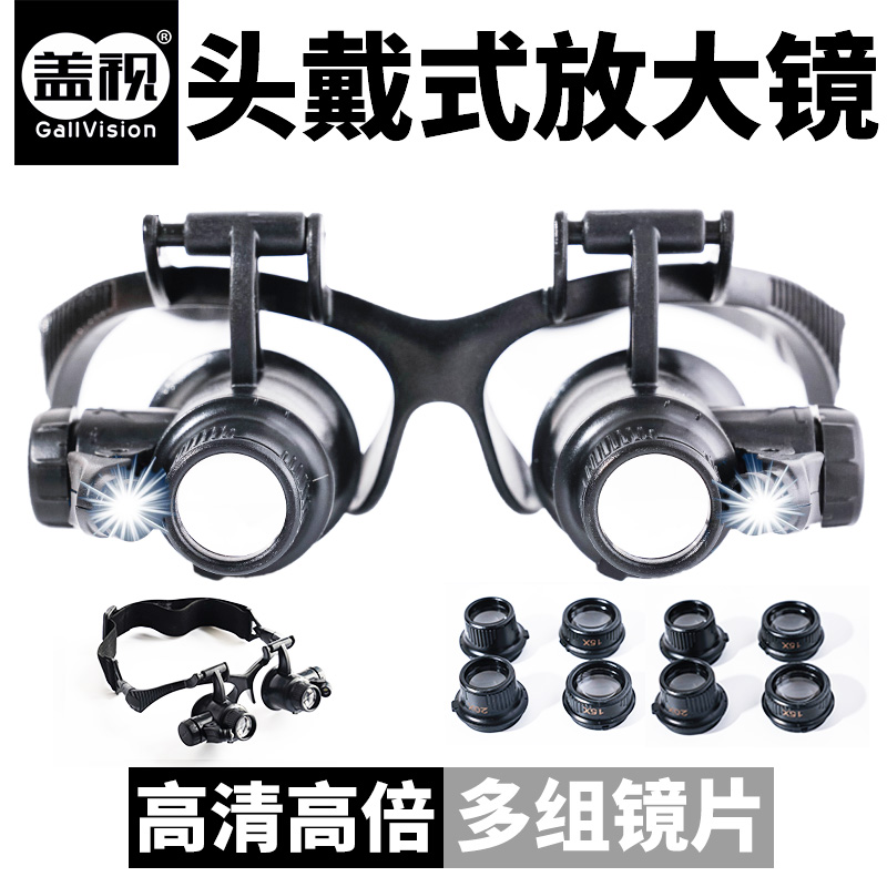 盖视双眼银元钱币黑头粉刺放大镜