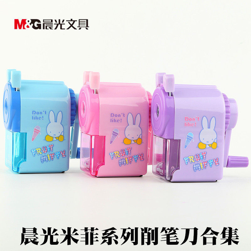 晨光文具用品办公有力削笔器米菲卡通手摇卷笔刀削笔机削笔器铅笔刨FPS90610|msdalam kategori Kamus elektronik/buku kertas elektronik/alat tulis, bekalan sekolah setiap hari, pensil sharpener/pensil sharpener - dari Buy2taobao.com untuk memberikan perkhidmatan ejen Taobao profesional membeli