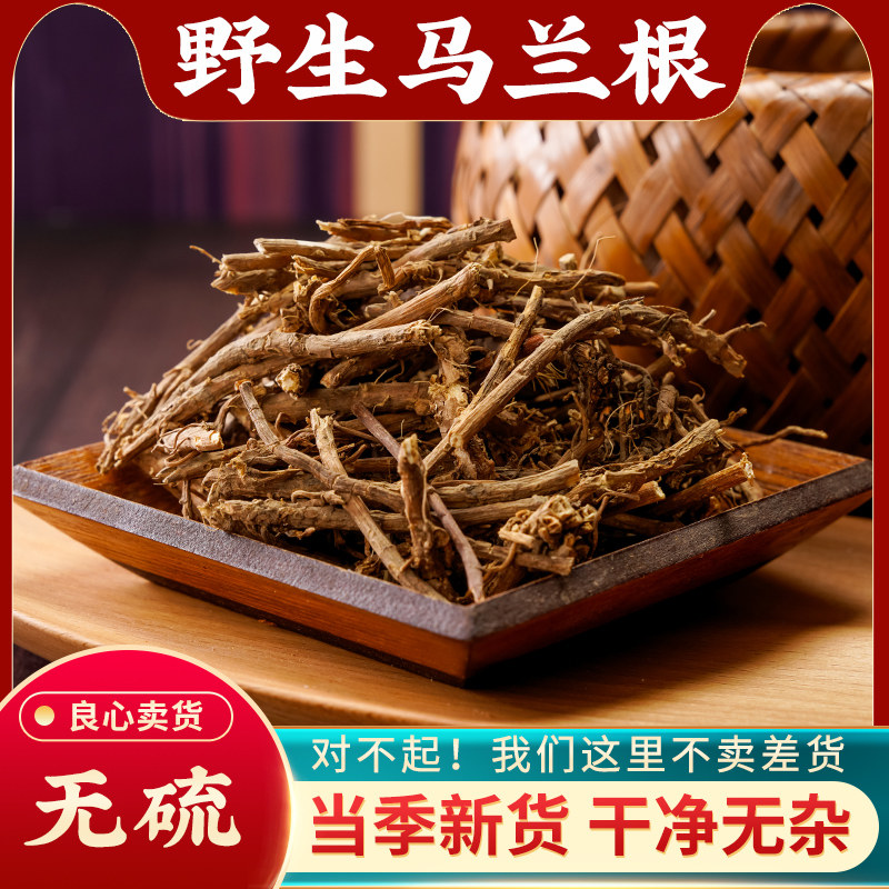 马兰根中药材500g马兰草路边菊蟛蜞鱼鳅串马兰头根马蔺子根白马兰