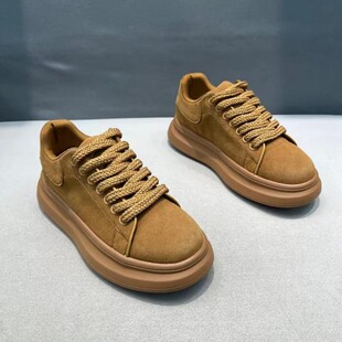 厚底隐形内增高6cm复古运动鞋 2026新款 男鞋 百搭休闲鞋 子男 时尚