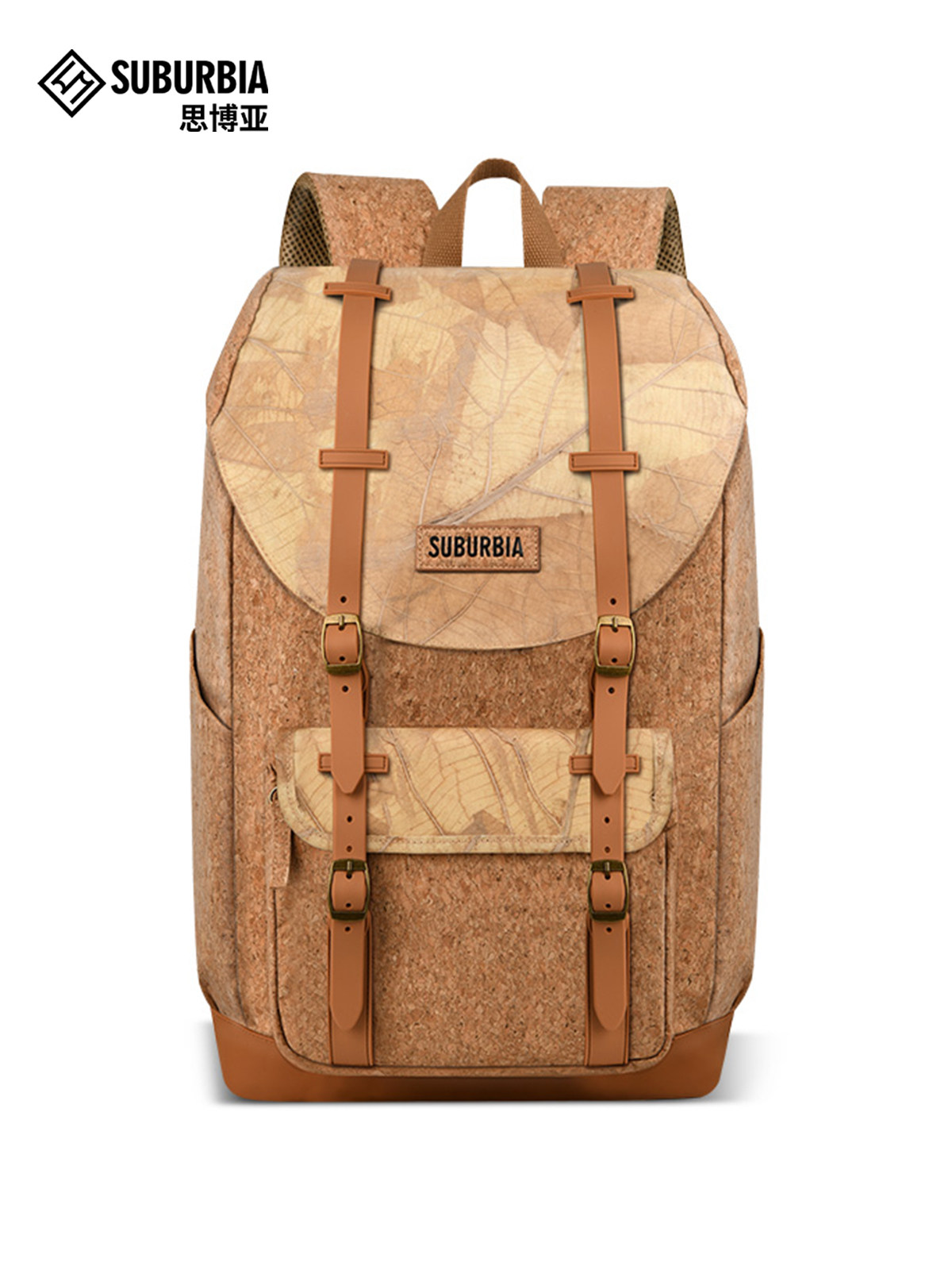 suburbia思博亚休闲双肩包男女背包旅行背包大容量电脑包学生书包