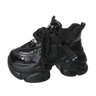 休闲厚底加绒增高运动鞋