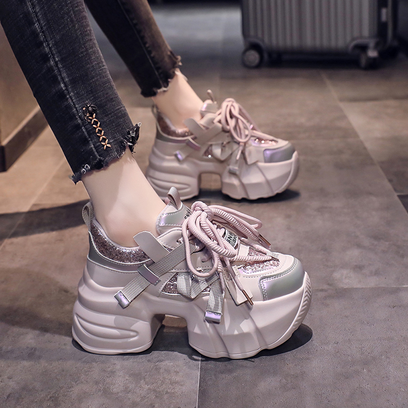 休闲厚底老爹鞋增高运动鞋