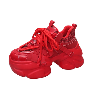 欧洲站老爹鞋女2025新款秋冬季爆款女鞋子百搭厚底松糕休闲运动鞋