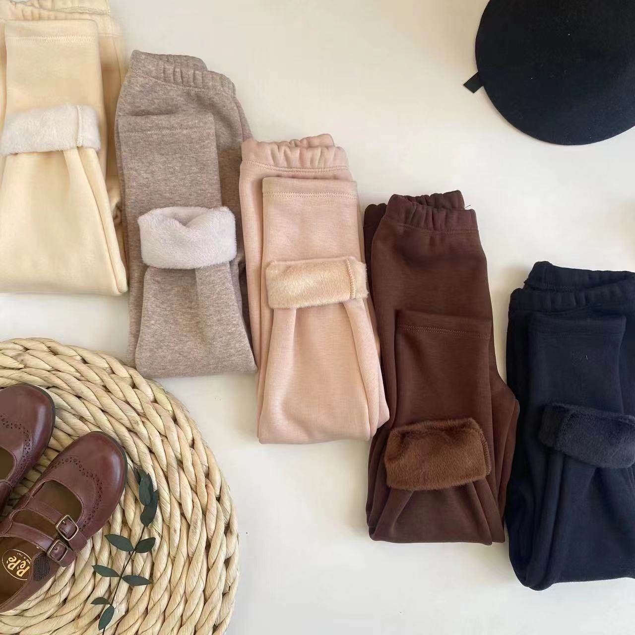 25秋冬季韩版男女童过冬加绒柔软百搭加厚打底裤保暖女孩女宝长裤,童装/婴儿装/亲子装,裤子,淘宝优惠券,粉丝福利购,淘宝优惠卷