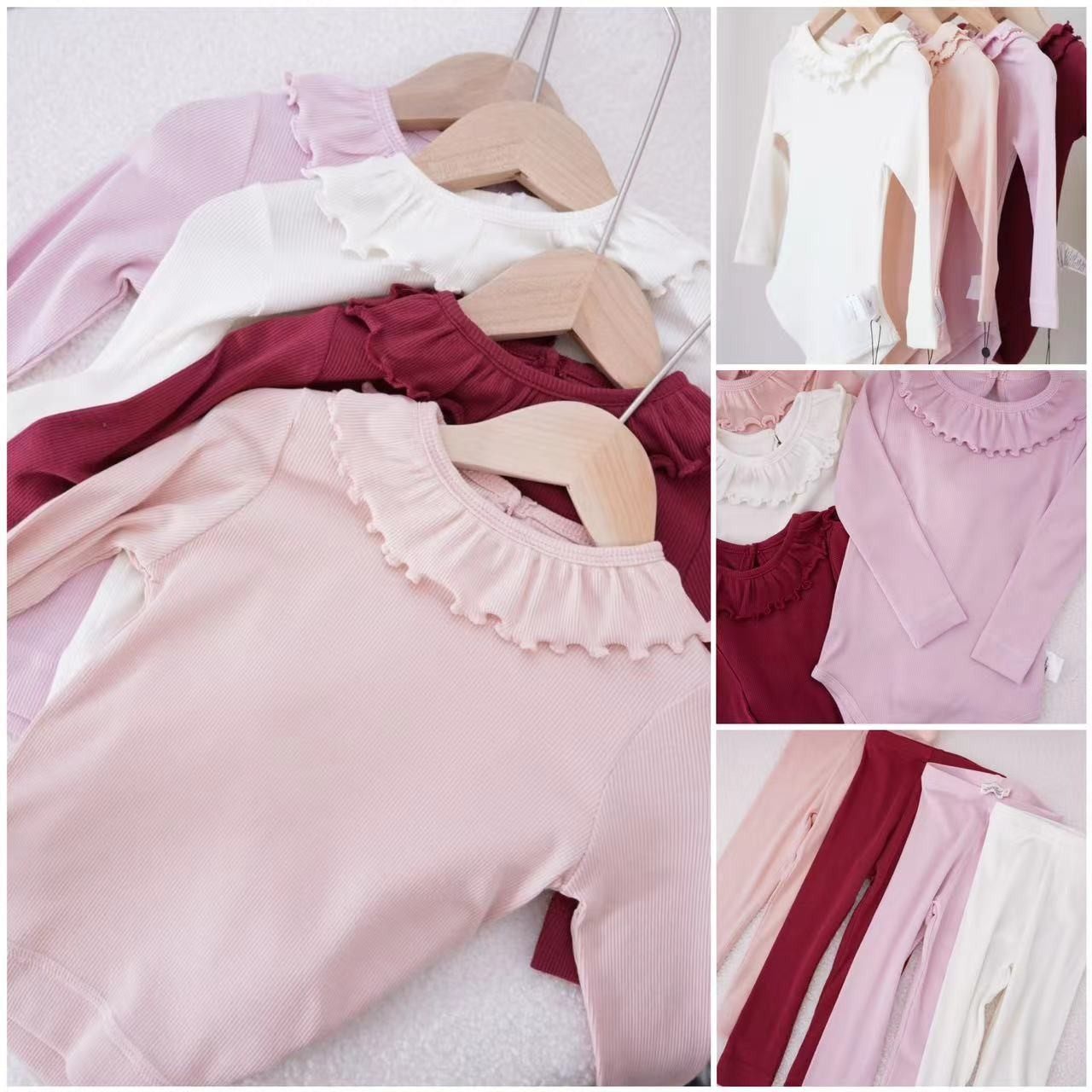 24秋冬百搭丝滑亲肤兰精天丝棉系列婴儿花边哈衣包屁衣女童打底衫,童装/婴儿装/亲子装,T恤,淘宝优惠券,粉丝福利购,淘宝优惠卷