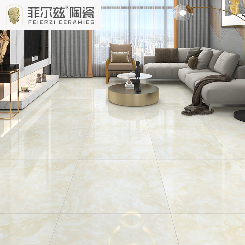 菲尔兹 地砖800x800客厅佛山百合玉通体大理石瓷砖耐磨全瓷地板砖