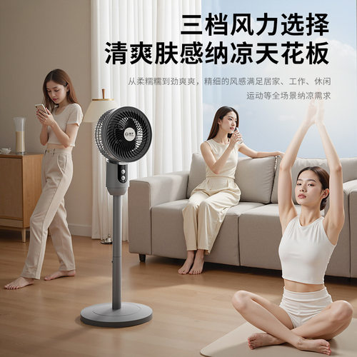 扬子空气循环扇家用落地扇遥控