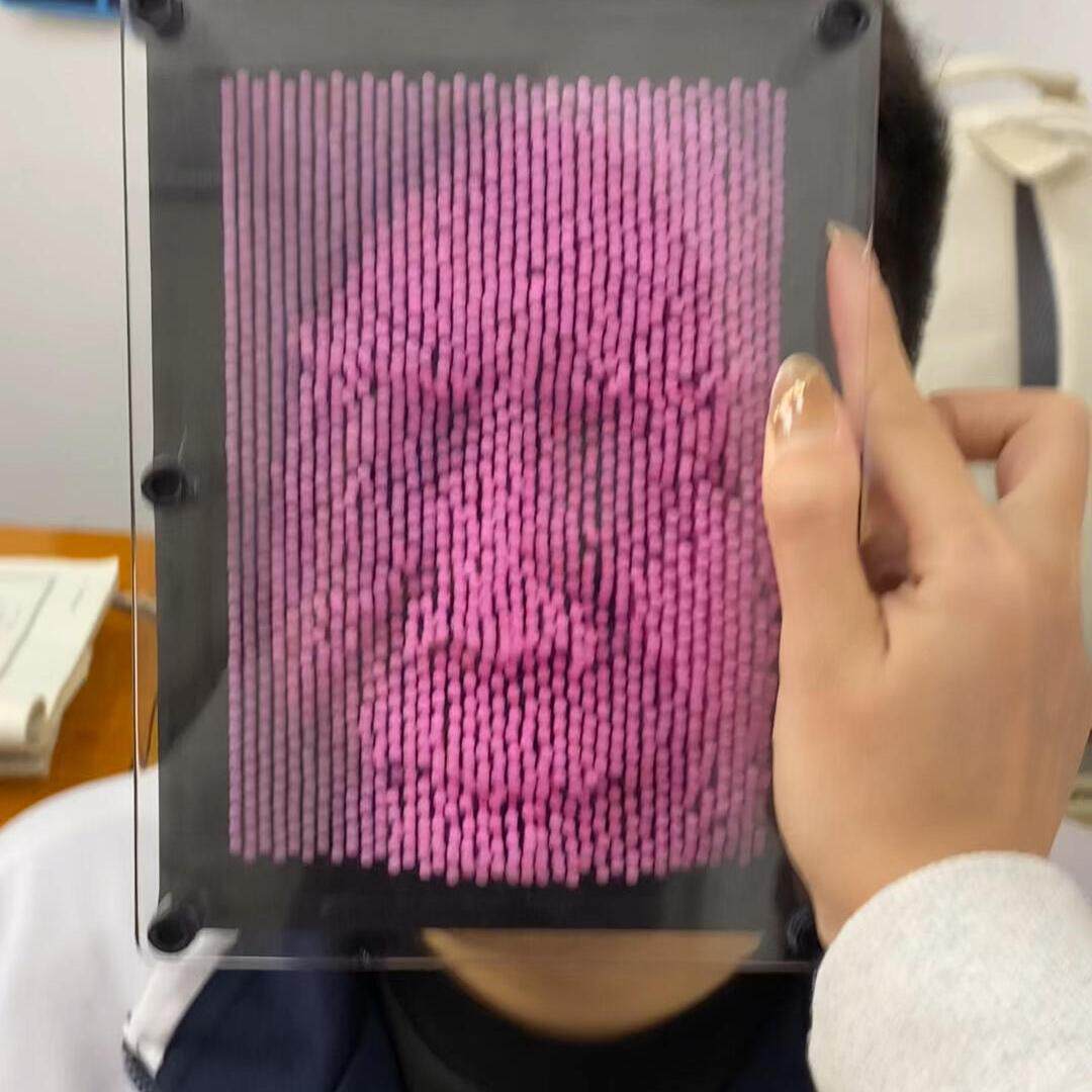 抖音同款玩具3d立体百变针画三维手模印脸克隆魔术儿童创意礼物