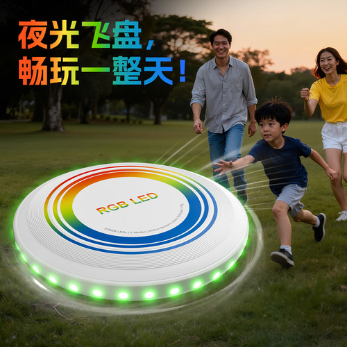 趣玩户外飞盘夜光儿童生日礼物