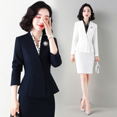 外套女春秋面试套装 职业西装 气质女神范西服正装 女时尚 工作服 套装