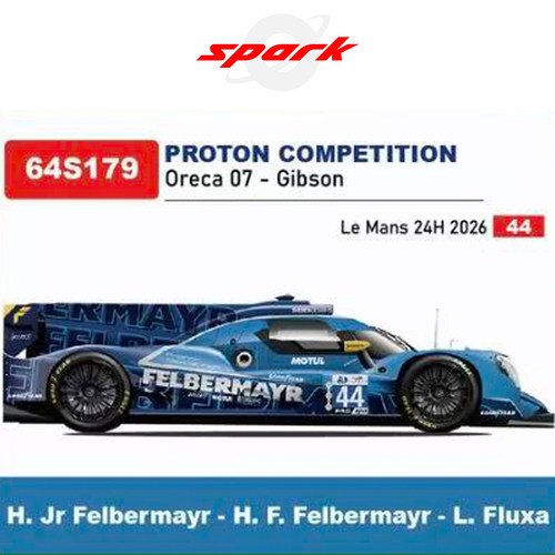 [Oseky]Spark Oreca 07 Gibson LMP2 44号 2026 勒芒 64S179