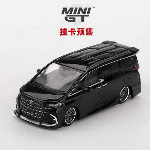 [Oseky]MINIGT 吸塑挂卡 丰田 埃尔法 Alphard 40 KUHL 黑 1179