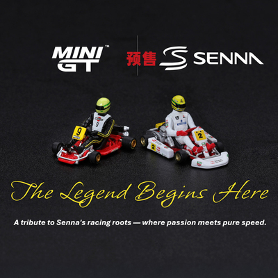 [Oseky]MINIGT 塞纳 Senna Kart Formula Ayrton 卡丁 1155 1156
