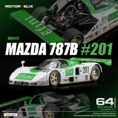 [Oseky]MOTORHELIX MH Mazda 787B 201 1:64