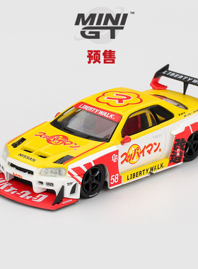 [Oseky]MINIGT 日产 Nissan ER34 Super Silhouette 1204 合金