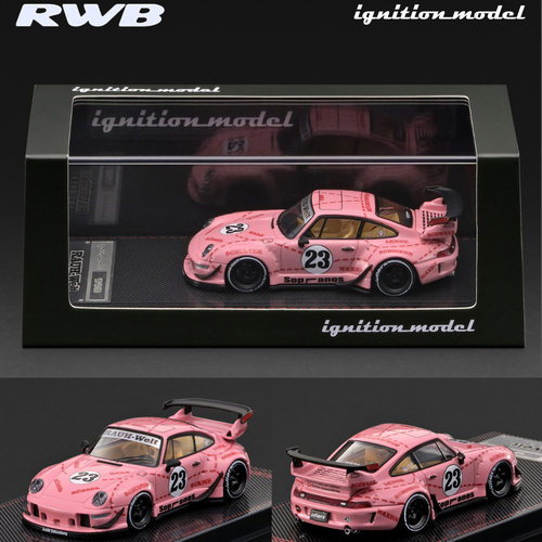 [Oseky]IgnitionModel IG 保时捷 RWB 993 粉猪 IG4210 合金 1:64