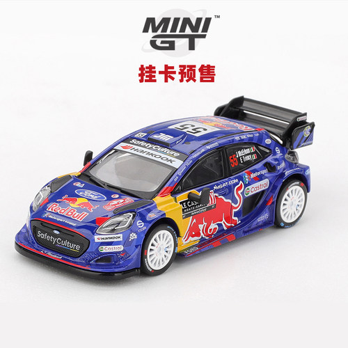[Oseky]MINIGT 吸塑挂卡 福特 Puma Rally1 55号 WRT 红牛 1176