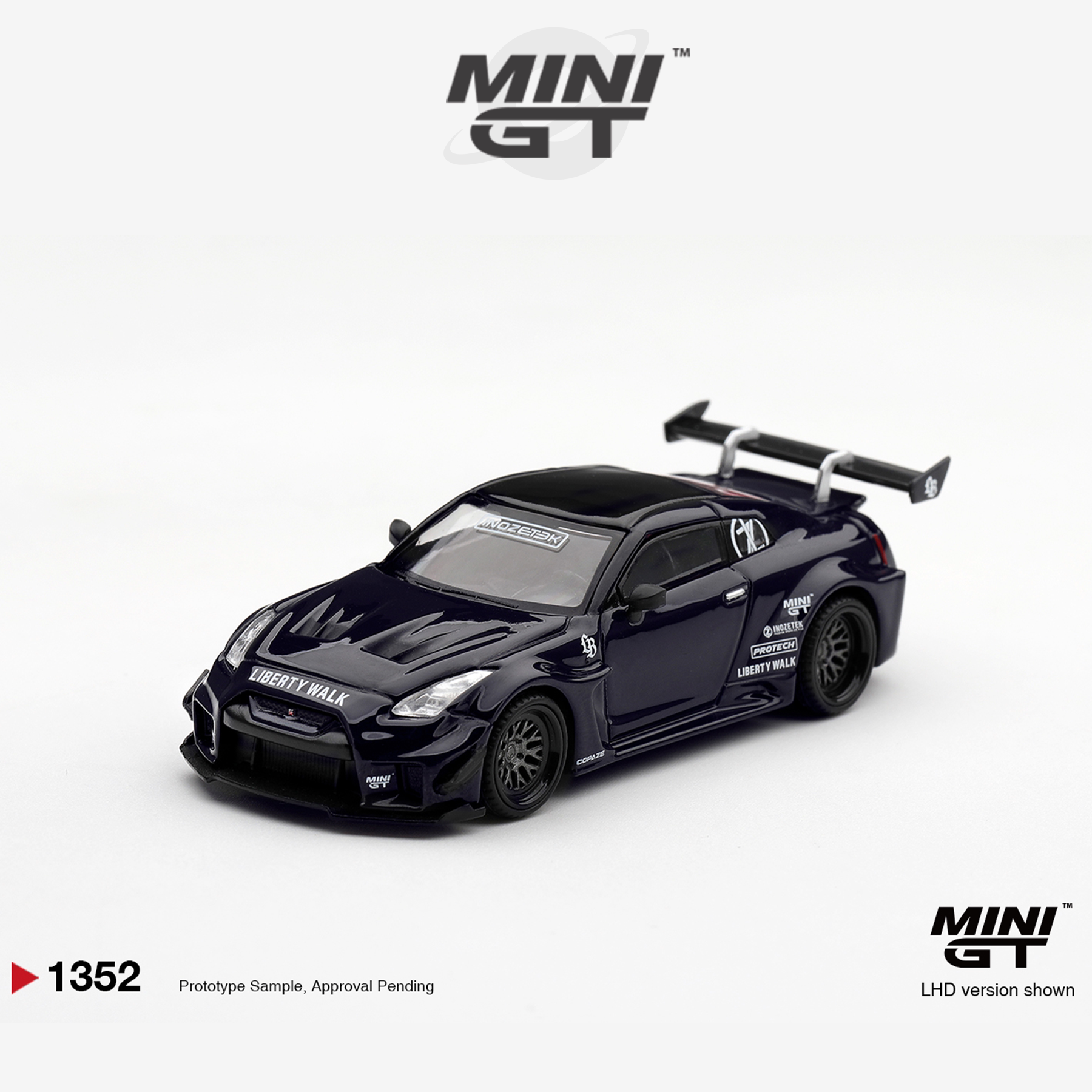 [Oseky]MINIGT 盒装 日产 GTR 35GT-RR Ver.2 1352 合金 1:64