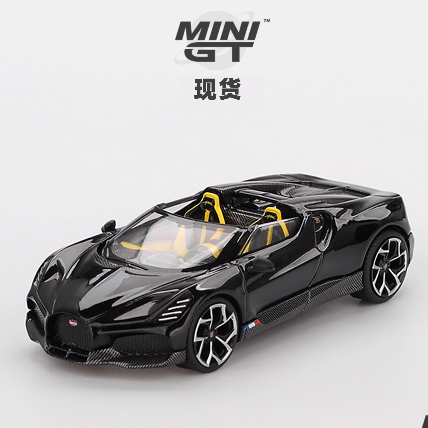 [Oseky]现货 MINIGT 布加迪 Bugatti W16 Mistral Black 1058