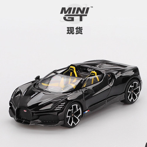 [Oseky]现货 MINIGT 布加迪 Bugatti W16 Mistral Black 1058
