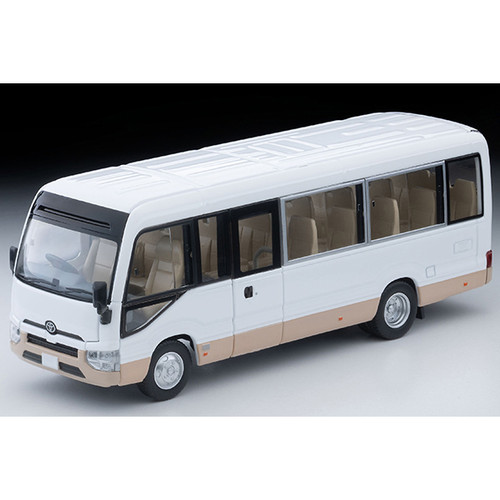 [Oseky]TOMYTEC TLV 3月 LV-N294d 丰田 考斯特 LX 白/米黄 1:64