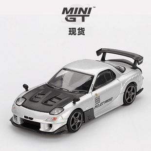 [Oseky]现货 MINIGT 马自达 Mazda RX7 RE-Amemiya 金属银 1106