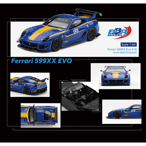 [Oseky]BBR 法拉利 Ferrari 599XX Evo 18号 64046