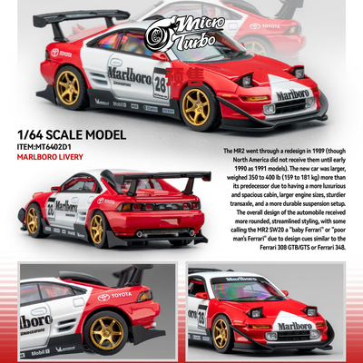 [Oseky]MicroTurbo MT MR-2 SW20 万宝路 合金 1:64