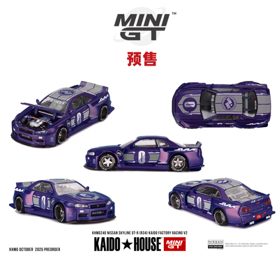 [Oseky]MINIGT KAIDOHOUSE 日产 Nissan Skyline GTR R34 240