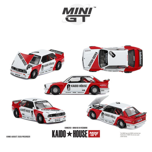 [Oseky]MINIGT KAIDOHOUSE 宝马 BMW M3 KH REDBORO 293