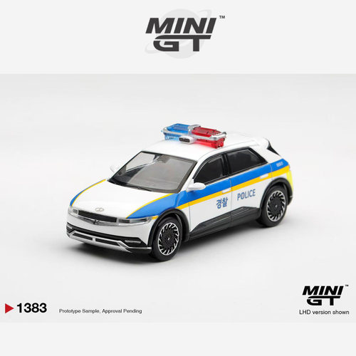[Oseky]MINIGT 现代 Ioniq 5 Police Car 警车 1383 合金 1:64