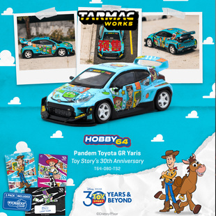[Oseky]TarmacWorks TW 丰田 火箭兔 GR Yaris 玩具总动员 30周年