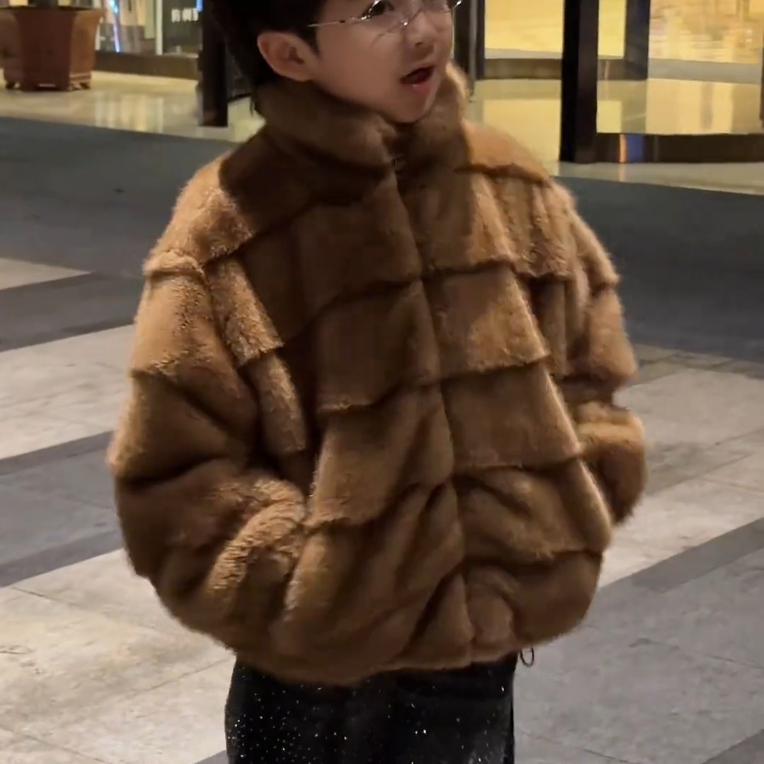 童装男童加绒外套冬款2025新款加厚中大童冬季儿童加厚上衣毛毛衣,童装/婴儿装/亲子装,皮草/仿皮草,淘宝优惠券,粉丝福利购,淘宝优惠卷