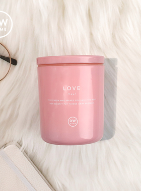 DW HOME|原装进口香薰蜡烛｜为爱发声｜LOVE|爱-界定｜LOVE LOVES